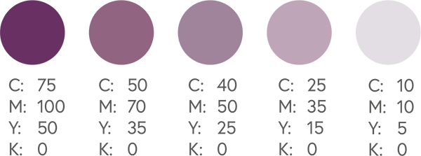 CMYK Purples 3