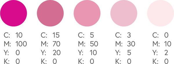 CMYK Pinks 2