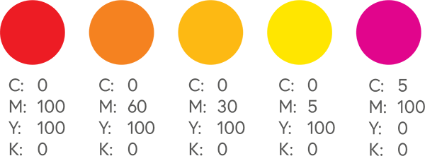 CMYK Bright Colors 1