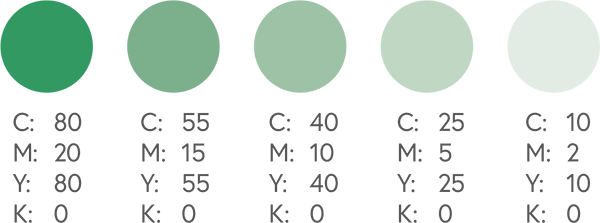 CMYK Yellows and Greens 10