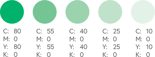 CMYK Yellows and Greens 9