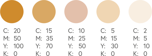 CMYK Oranges and Browns 2