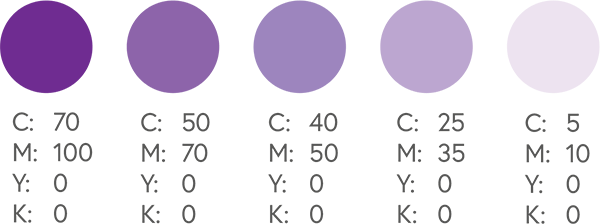 CMYK Purples 1